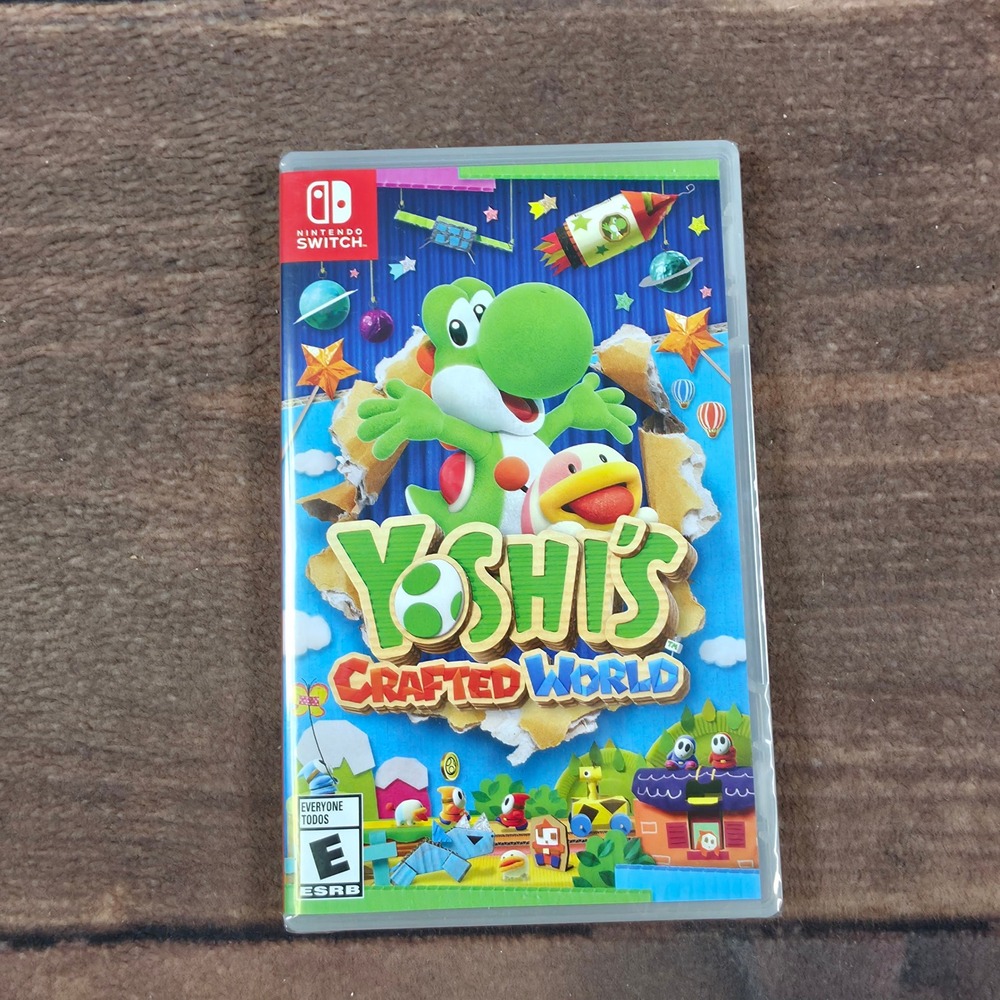 NEW Nintendo Yoshi's Crafted World Switch OS Green Good Handcrafted Adventure
